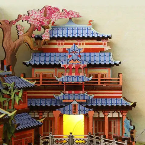 Penglai Wonderland book nook kit – detail view 12