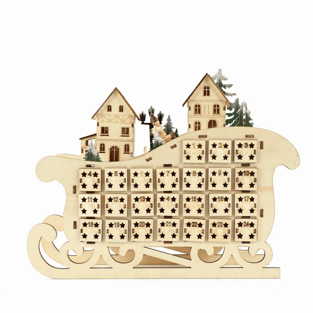 Wooden advent calendar 2025 β detail view 6