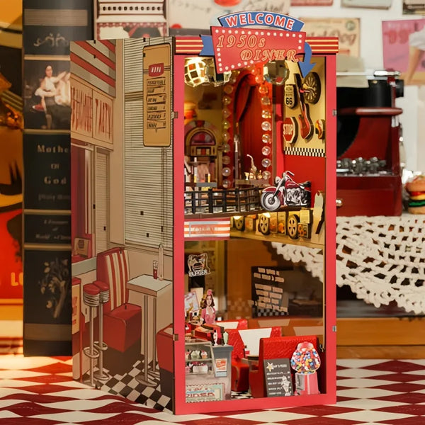1950s Diner Book Nook Kit