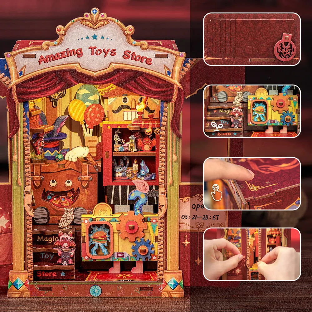Amazing Toys Store Book Nook Kit