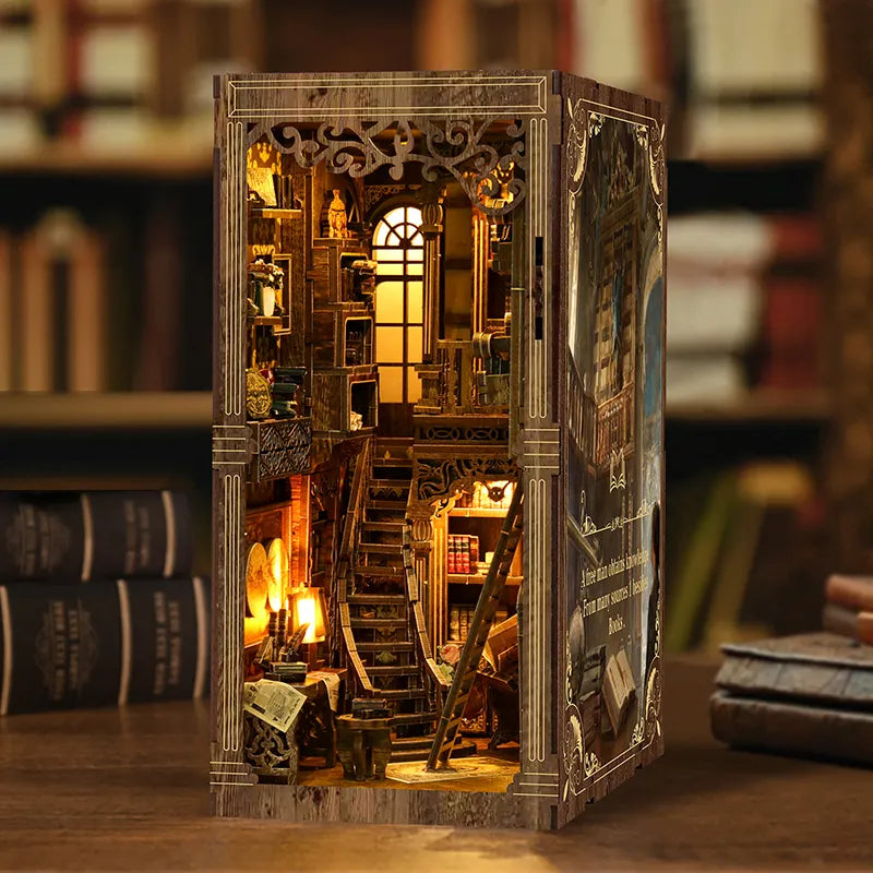 Ancient Book Collection Room Book Nook Kit