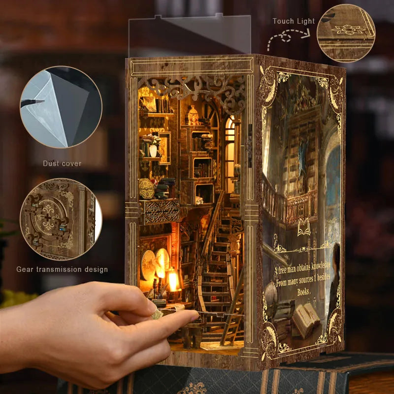 Ancient Book Collection Room Book Nook Kit