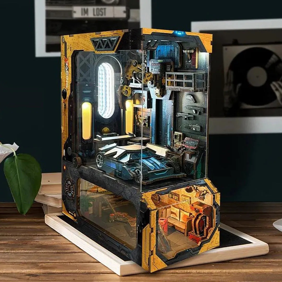 Automobile Workshop Book Nook Kit