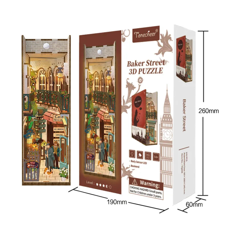 Baker Street book nook kit – detail view 8