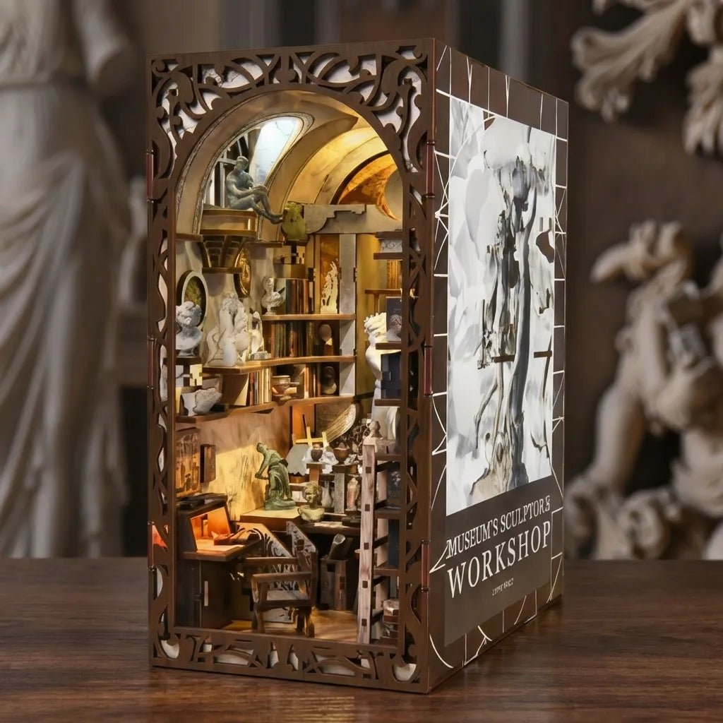 Bernini's Sculpture Workshop Book Nook Kit