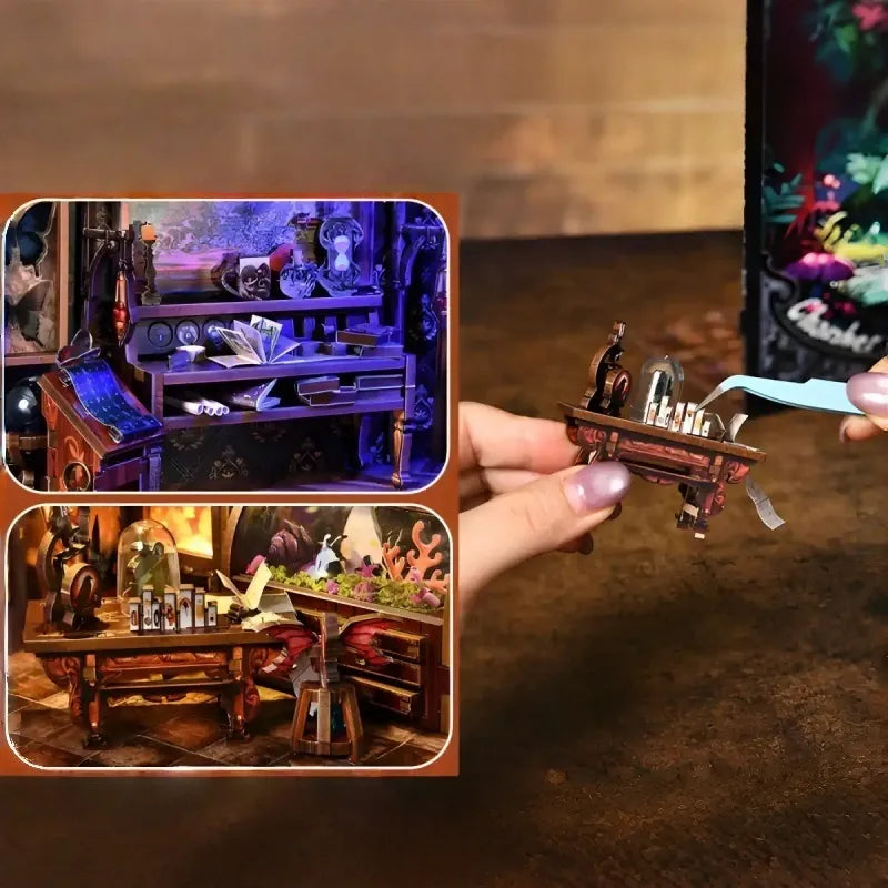 Chamber of Exotic Beasts Book Nook Kit