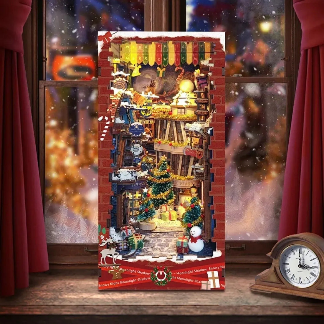 Christmas Snowy Night Book Nook Kit