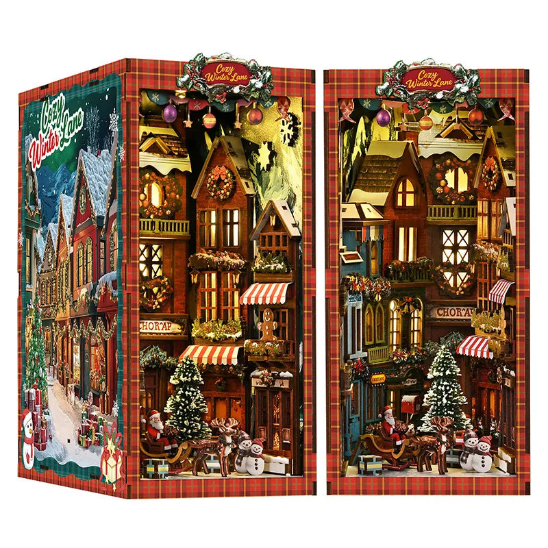 Christmas Street Corner Book Nook Kit