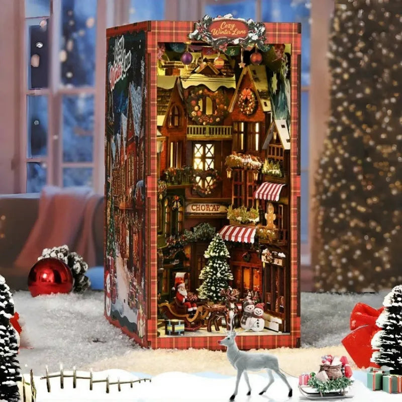 Christmas Street Corner Book Nook Kit