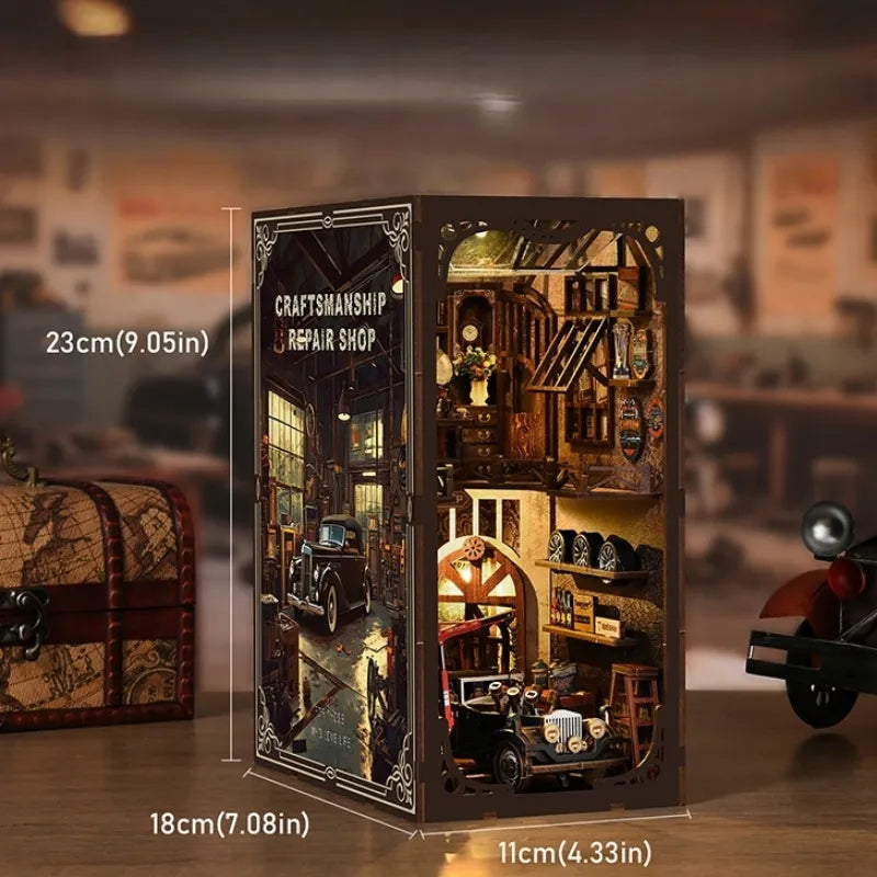 Craftsmanship Repair Shop Book Nook Kit