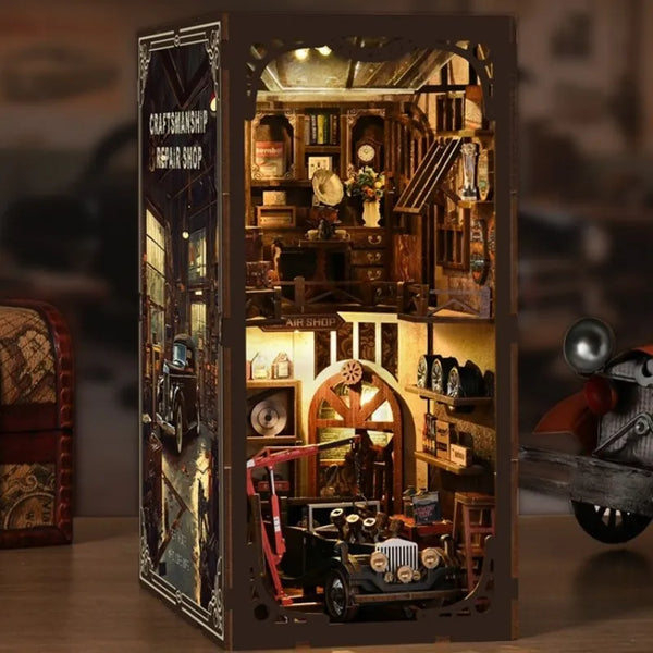 Craftsmanship Repair Shop Book Nook Kit