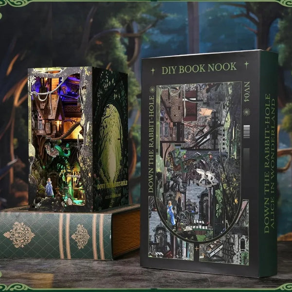Down the Rabbit Hole Alice in Wonderland Book Nook Kit
