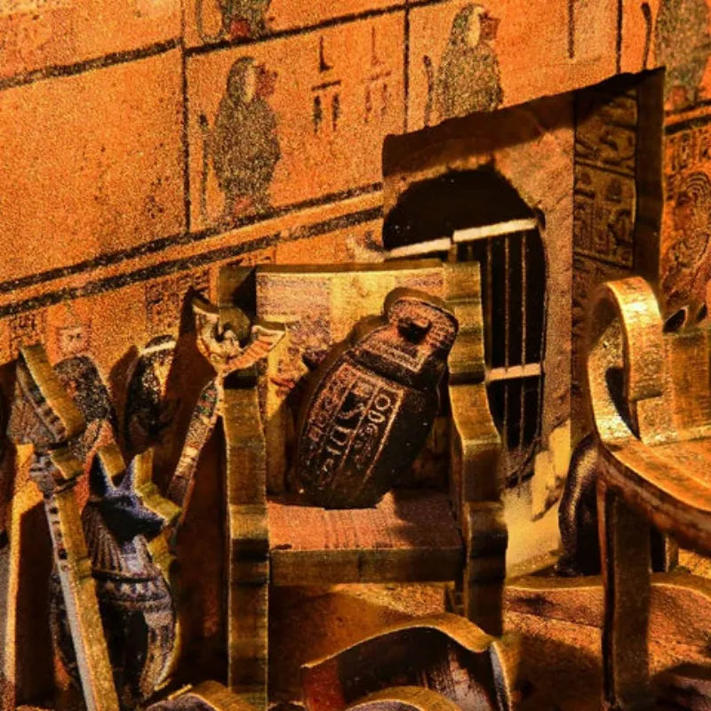Egyptian Pharaoh's Tomb book nook kit – detail view 7