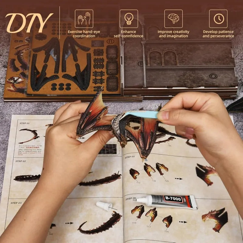 Ember Castle book nook kit – detail view 4
