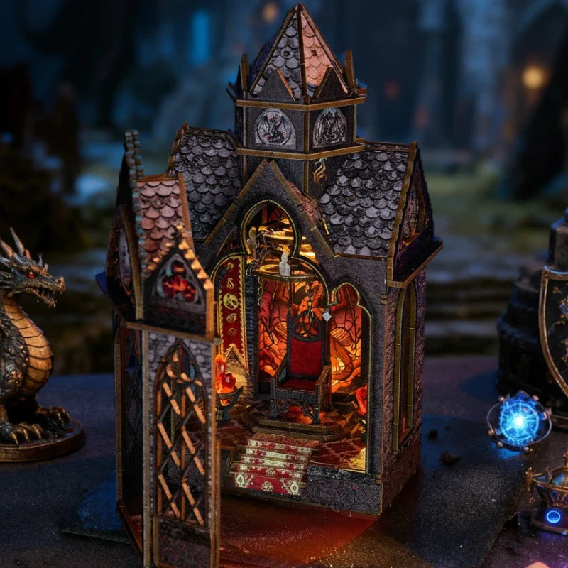 Spire of the Wyrm book nook kit – detail view 6