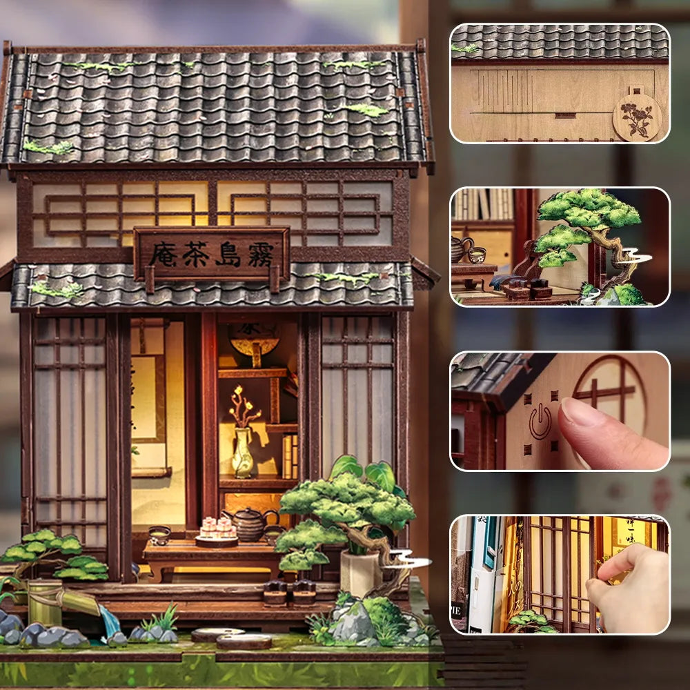 Kirishima Cha-an book nook kit – detail view 3