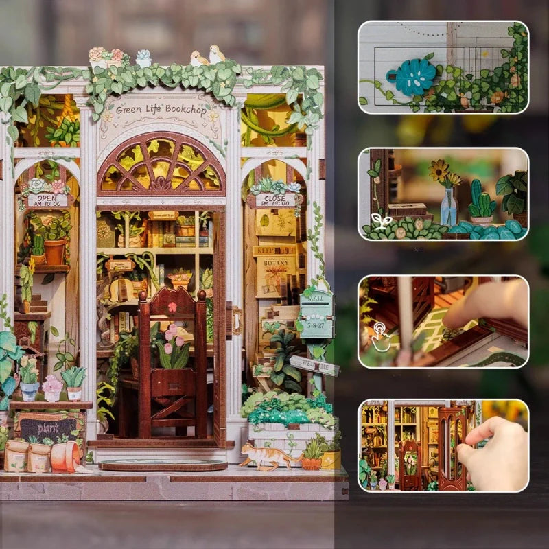 Green Life Bookshop Book Nook Kit