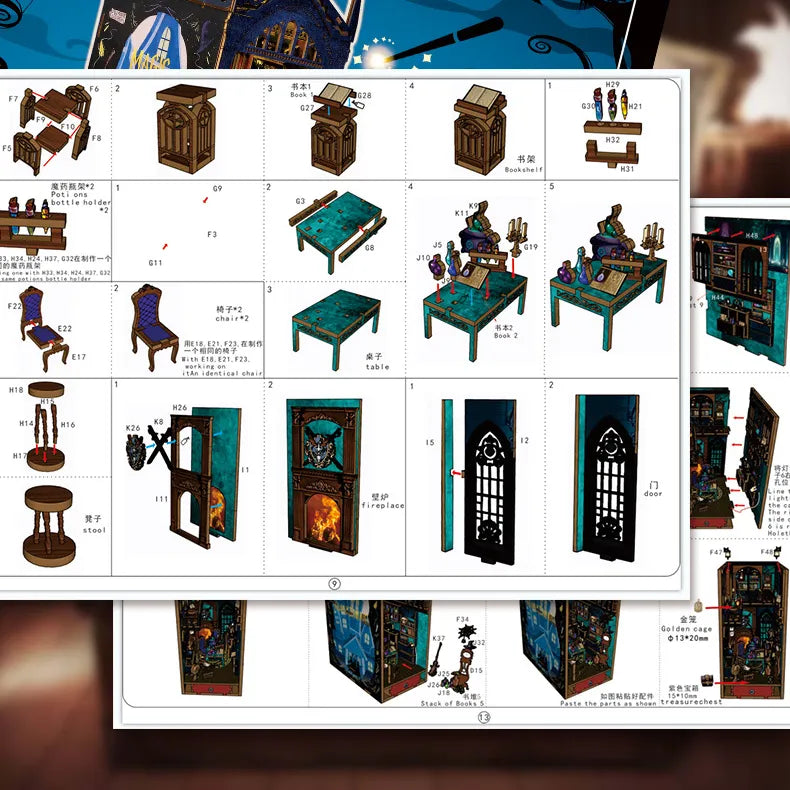 Magic Market Book Nook Kit