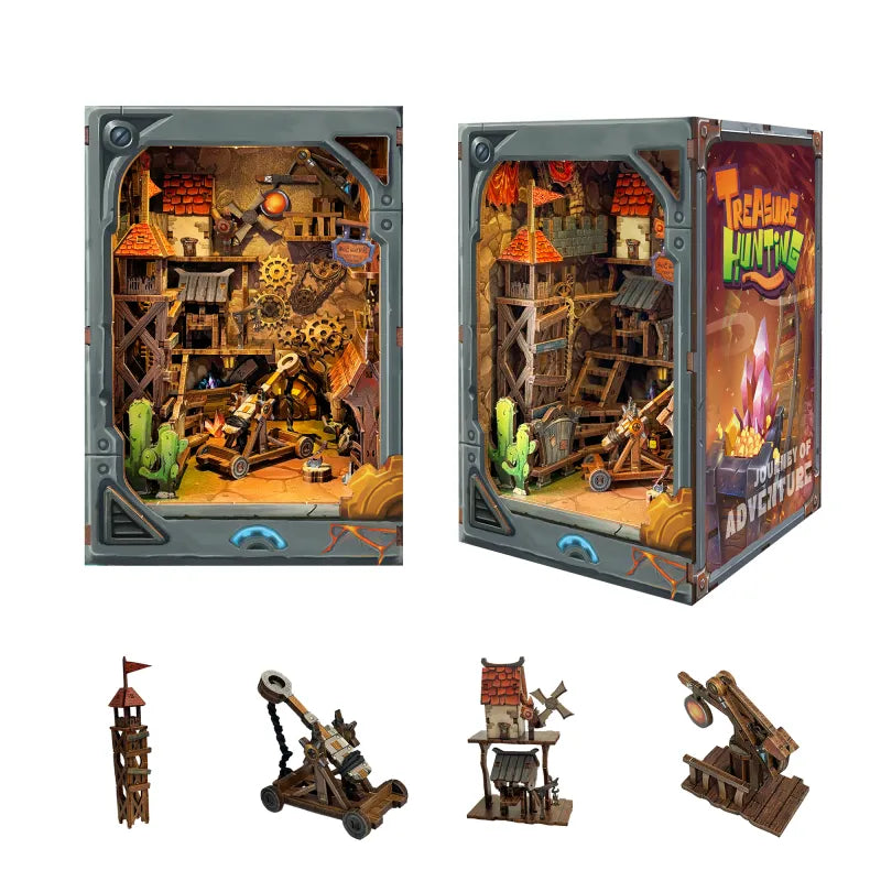 Mining Zone Fortress Book Nook Kit