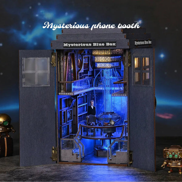 Mysterious Phone Booth Book Nook Kit