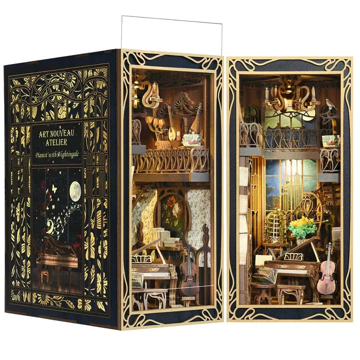 Pianist with Nightingale Book Nook Kit