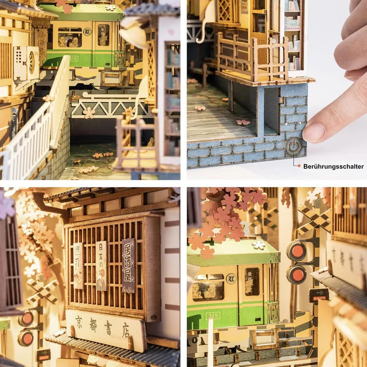 Sakura Densya book nook kit – detail view 2