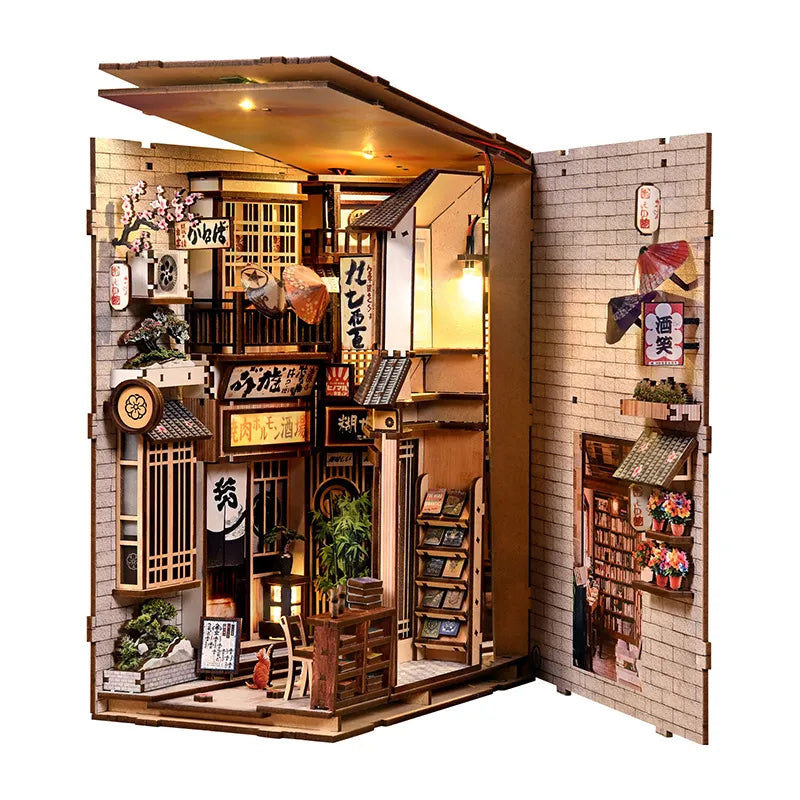 Book Nook Japón - El Callejón Esperando al Gato