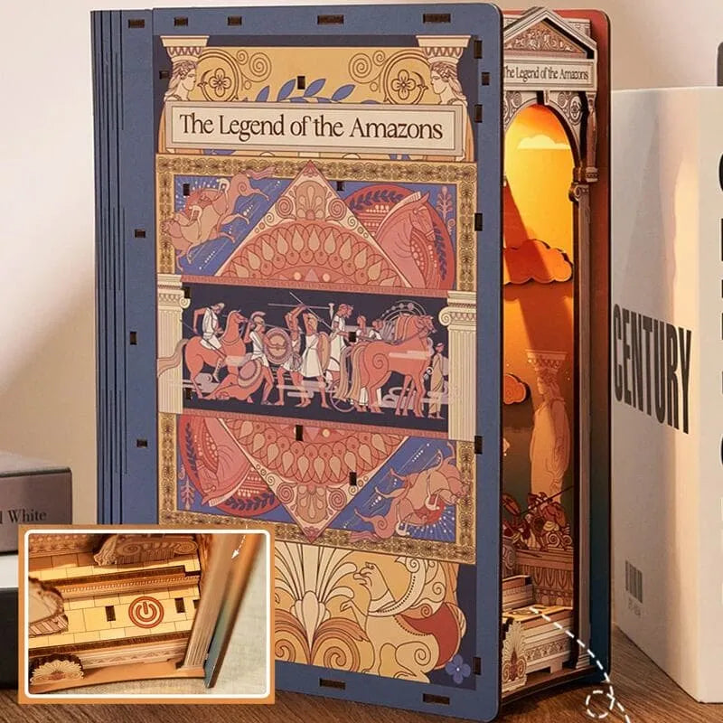 The Legend of the Amazons book nook kit – detail view 3