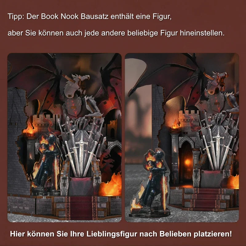 Throne of Blade Book Nook Kit