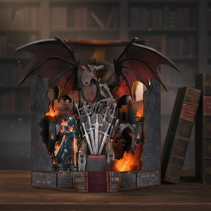Throne of Blade Book Nook Kit