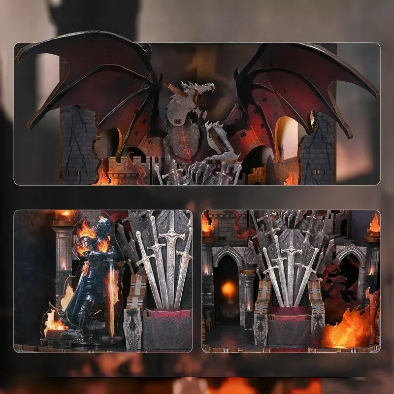 Throne of Blade Book Nook Kit
