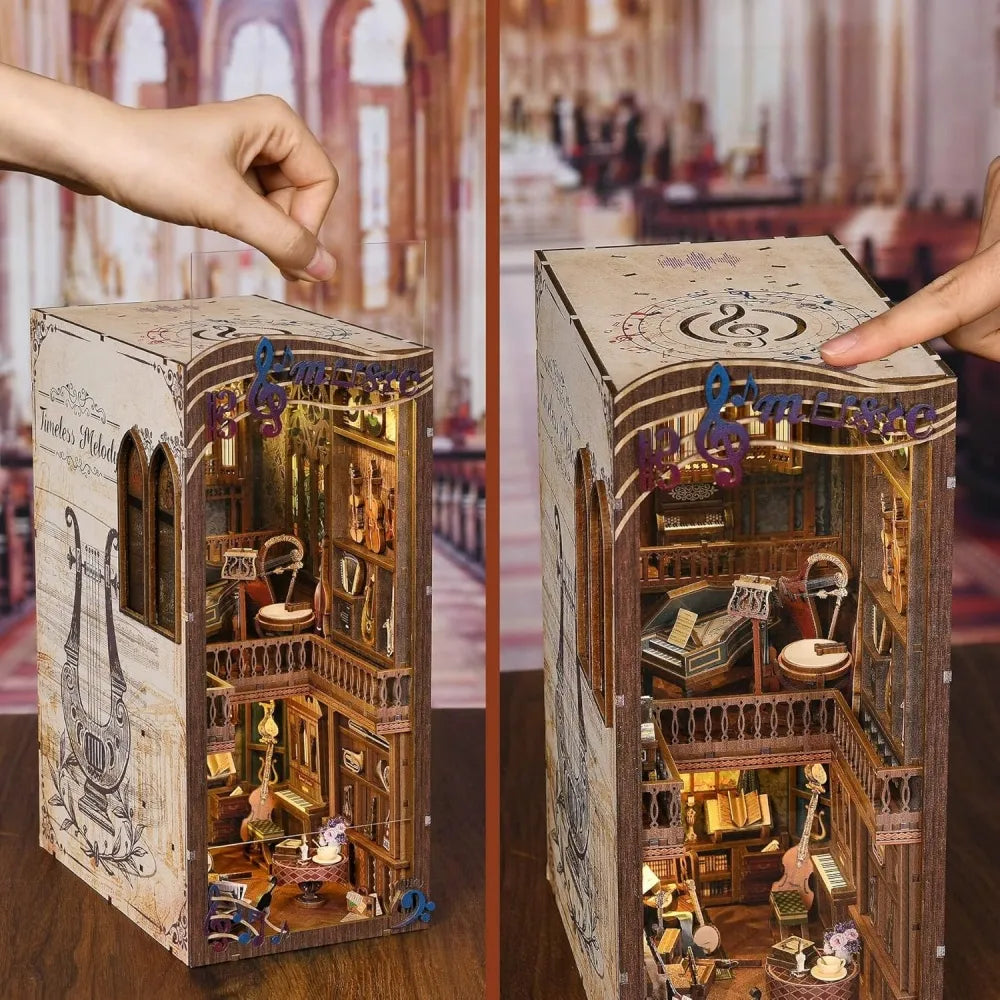 Timeless Melody book nook kit – detail view 4