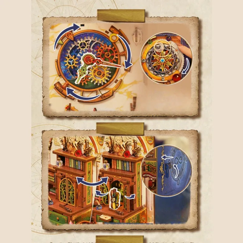 Magical Library book nook kit β detail view 5