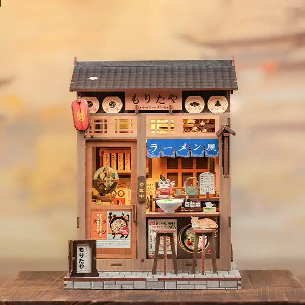Morita-Ya ramen shop book nook kit – DIY Japanese miniature