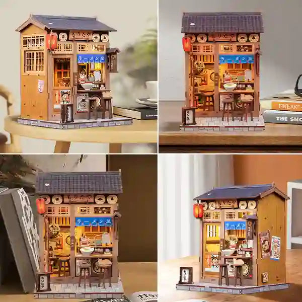 Morita-Ya ramen shop book nook kit – detail view 3