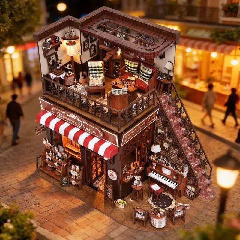 Corner Dessert House Miniature House Kit