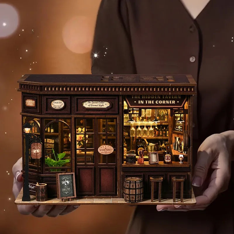 Corner Tavern Miniature House Kit