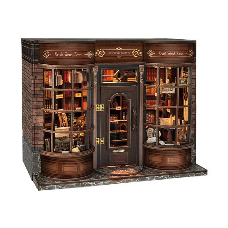 Hoggor Bookstore miniature house kit – detail view 7
