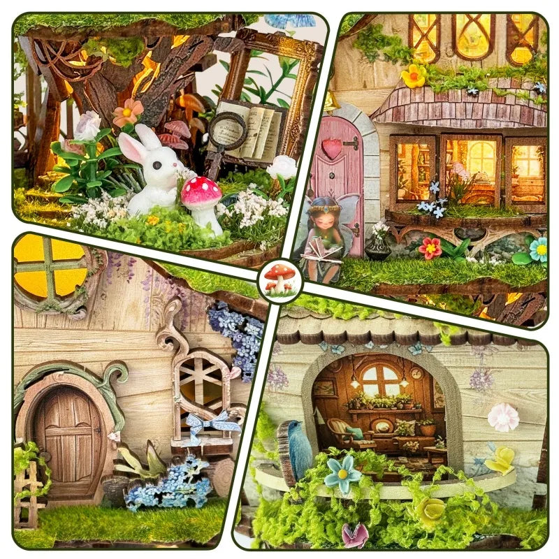 Rowan's Treehouse miniature house kit – detail view 2