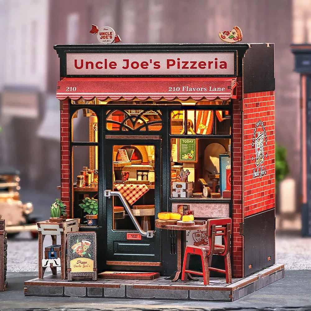 Uncle Joe's Pizzeria miniature house kit – detail view 8