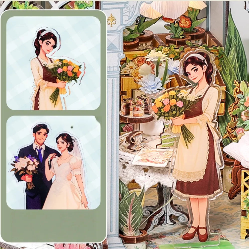 Windsor Flower House miniature kit – detail view 9