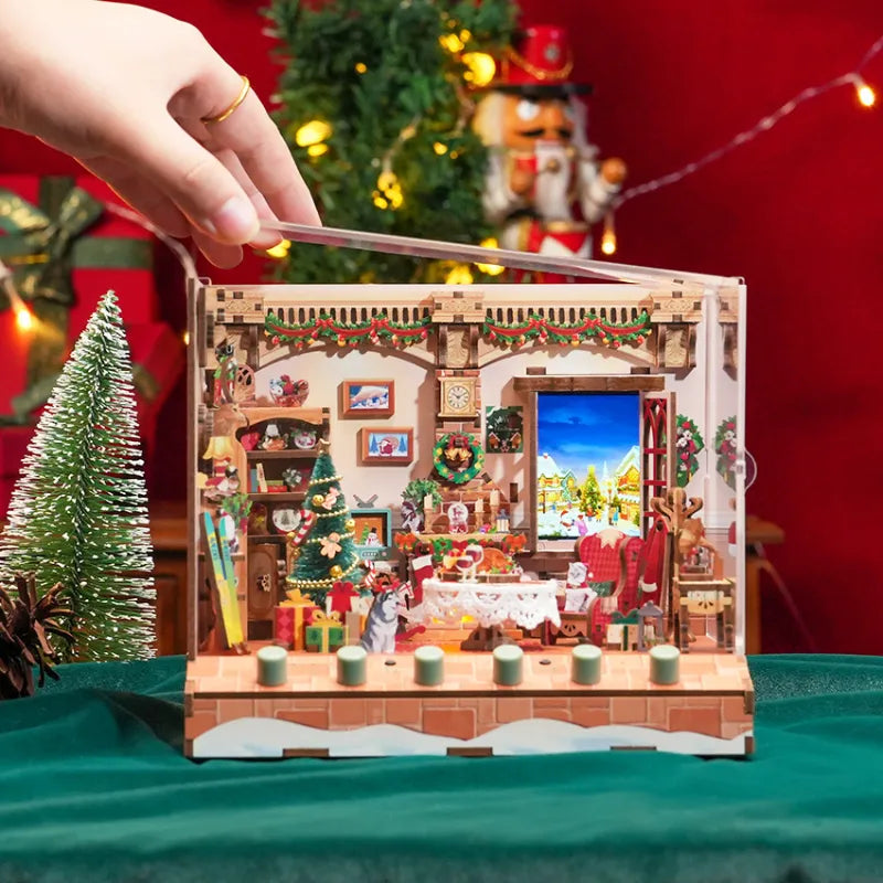 The Christmas Cottage Miniature House Kit