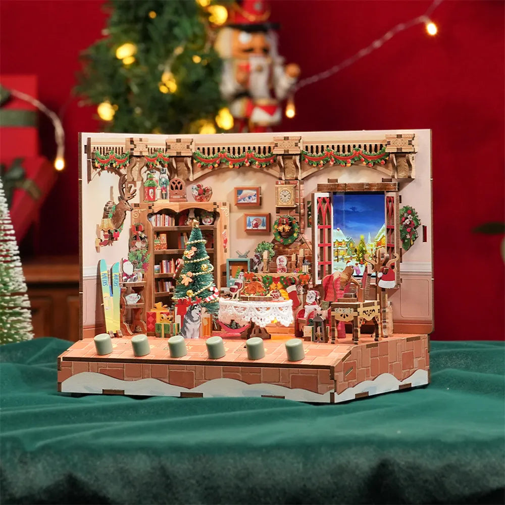 The Christmas Cottage Miniature House Kit