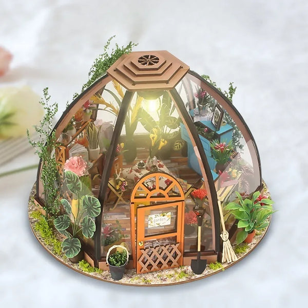 Starry Sky Flower House Miniature House Kit