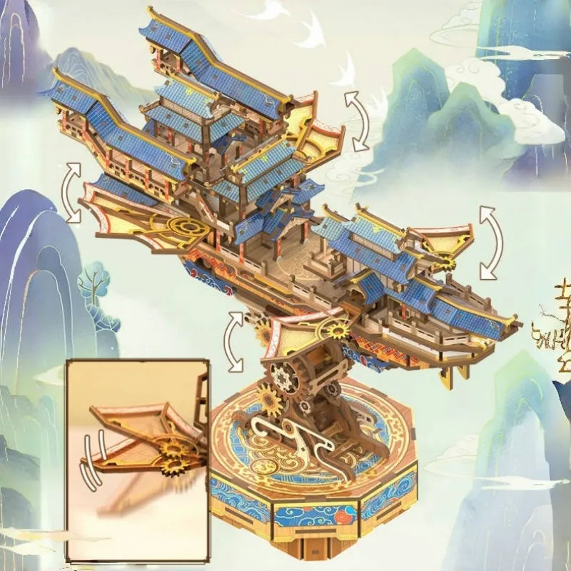 Wind Voyager 3D Wooden Puzzle