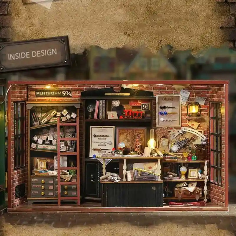 The Grand Magic Wand Emporium Miniature House Kit