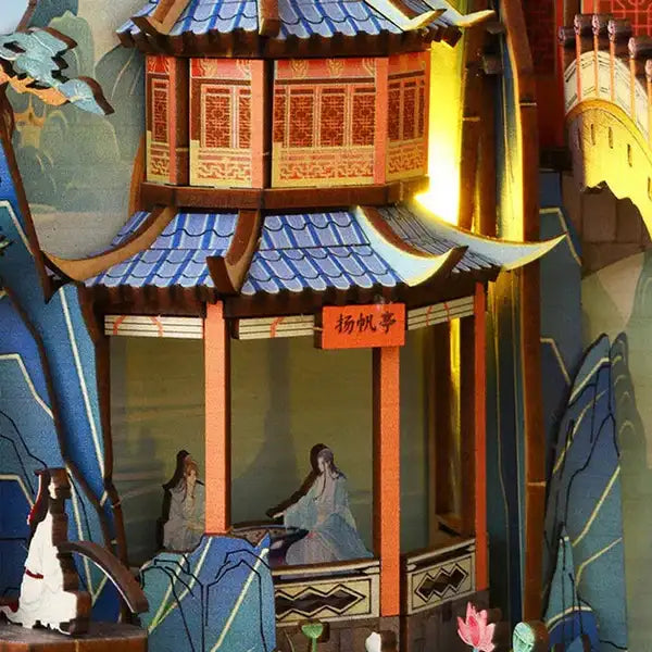 Penglai Wonderland book nook kit – detail view 6
