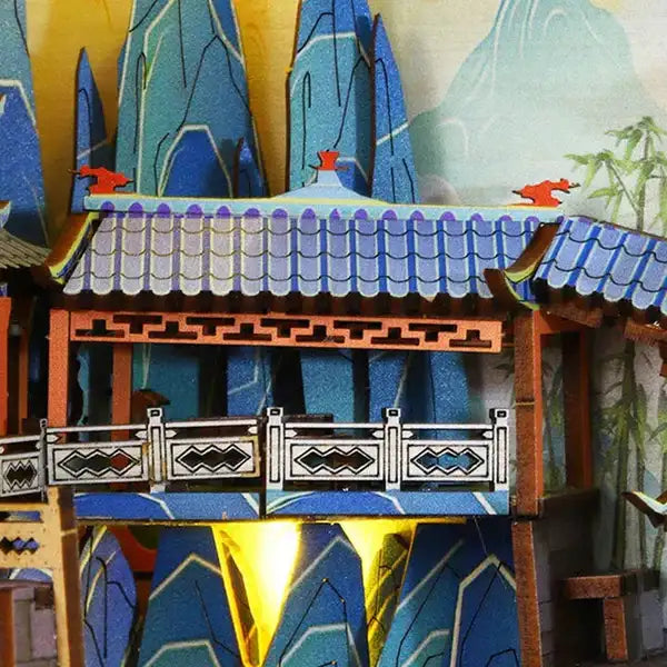 Penglai Wonderland book nook kit – detail view 8