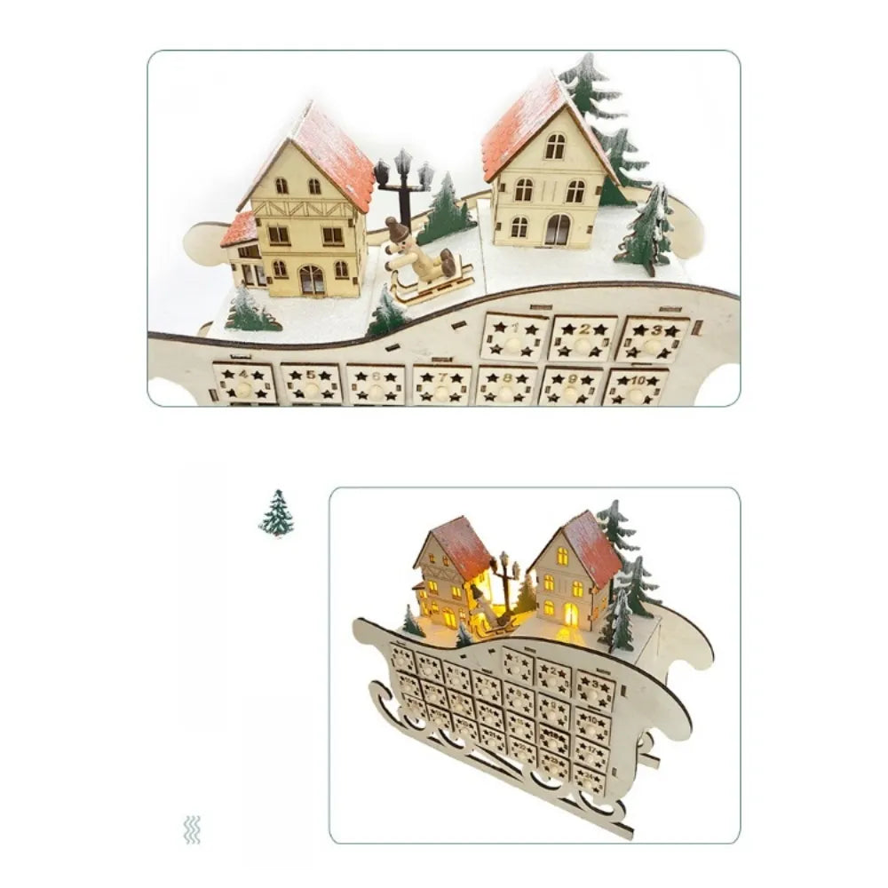 Wooden advent calendar 2025 – detail view 3