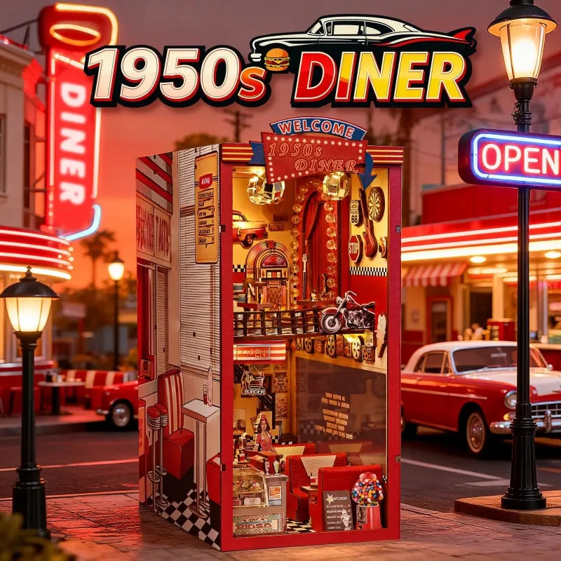1950s Diner Book Nook Kit